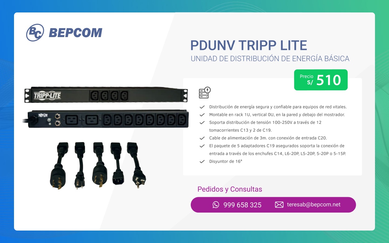 PDUNV Tripp Lite (PDU) - S/. 510